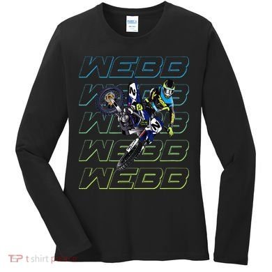 Cw2 Webb Motocross Cooper Supercross Women's Long Sleeve Shirt