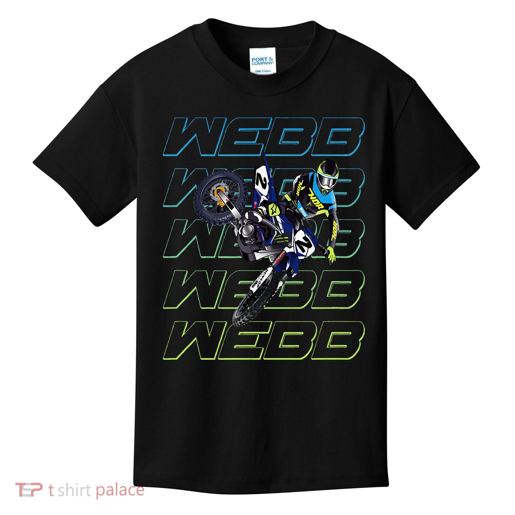 Cw2 Webb Motocross Cooper Supercross Kids T-Shirt