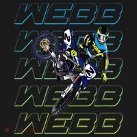 Cw2 Webb Motocross Cooper Supercross Kids T-Shirt thumb 4