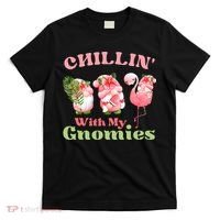 Chillin with my gnomies Tropical gnomes with a flamingo T-Shirt thumb 0