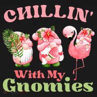 Chillin with my gnomies Tropical gnomes with a flamingo T-Shirt thumb 7