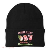 Chillin with my gnomies Tropical gnomes with a flamingo Beanie thumb 0