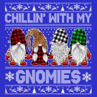 Chillin With My Gnomies Family Ugly Christmas Sweater Gnomes Gift T-Shirt thumb 7