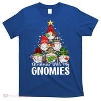 Christmas With My Gnomies Family Pajamas Gnome Tree Xmas T-Shirt thumb 0