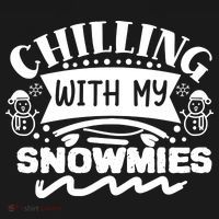 Chilling With My Snowmies Winter Toddler Hoodie thumb 2