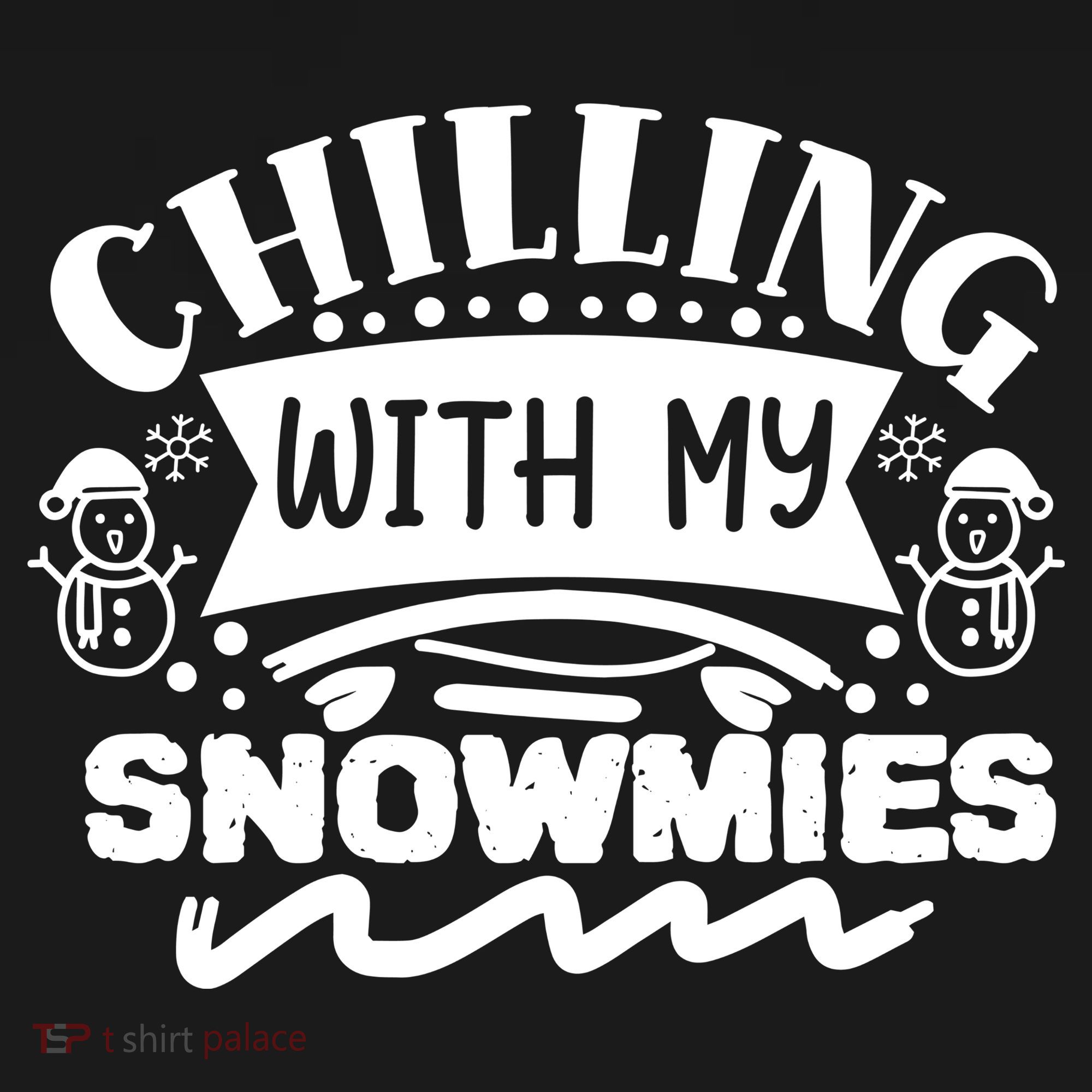 Chilling With My Snowmies Winter Tote Bag