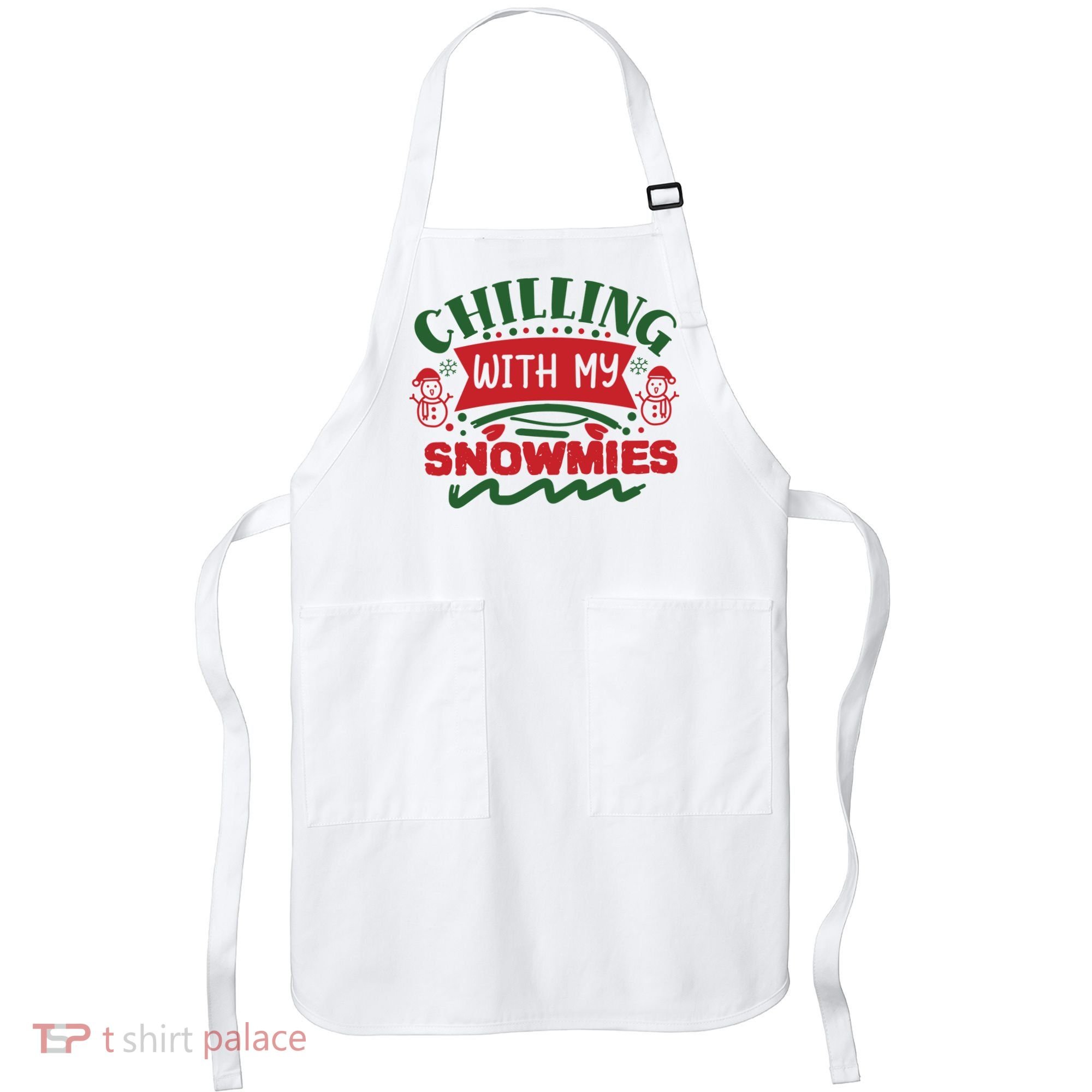 Chilling With My Snowmies Winter Apron