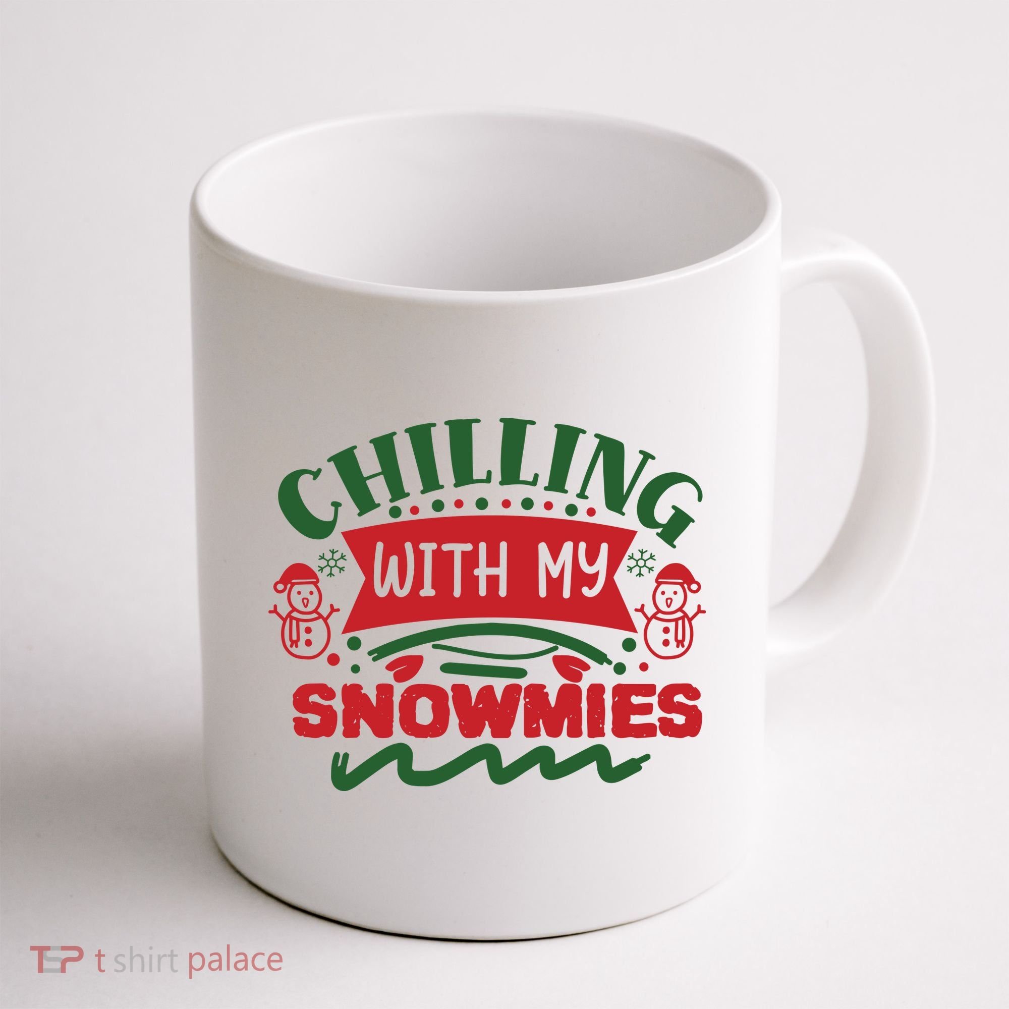Chilling With My Snowmies Winter Coffee Mug