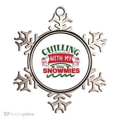 Chilling With My Snowmies Winter Ornament
