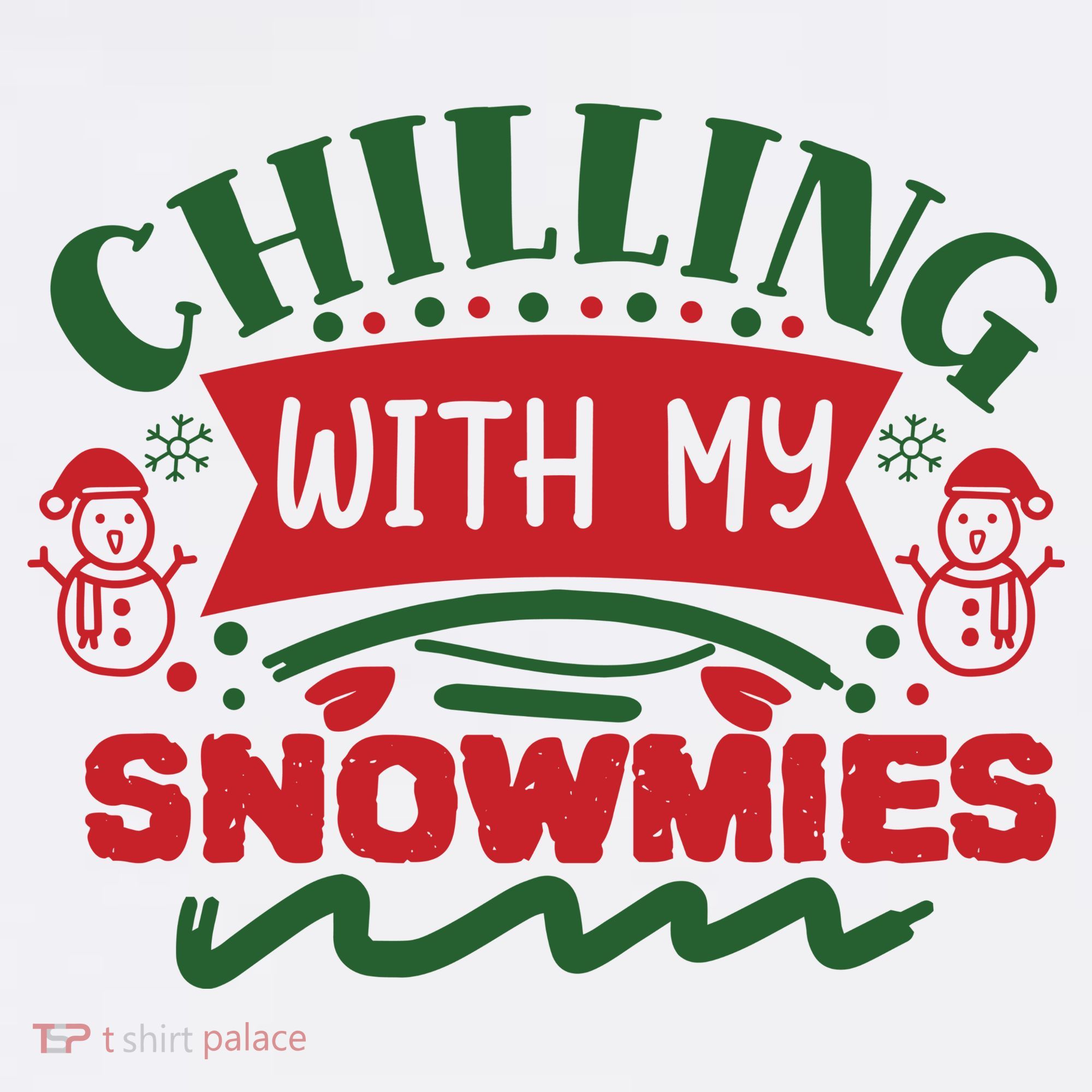Chilling With My Snowmies Winter Visor