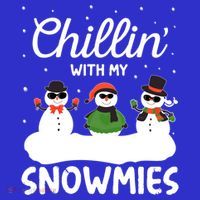 Chillin With My Snowmies Outfit Gift Cool Christmas Snow Gift Women's Tank Top thumb 5