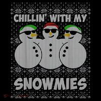 Chillin With My Snowmies Funny Ugly Christmas Coffee Mug thumb 5