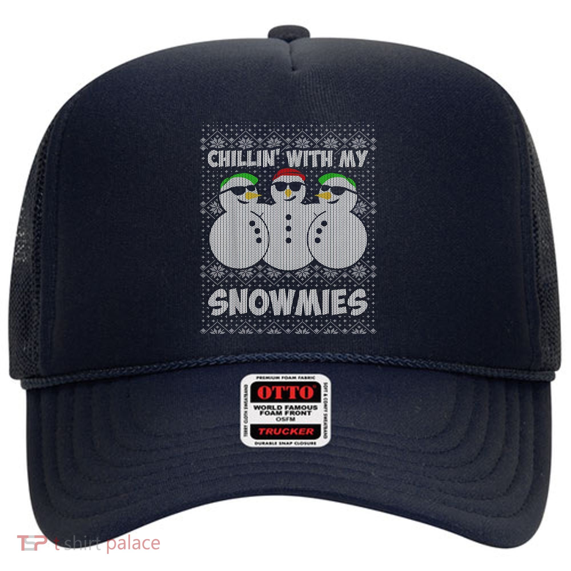 Chillin With My Snowmies Funny Ugly Christmas Hat