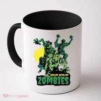 Chilling With My Zombies Coffee Mug thumb 0