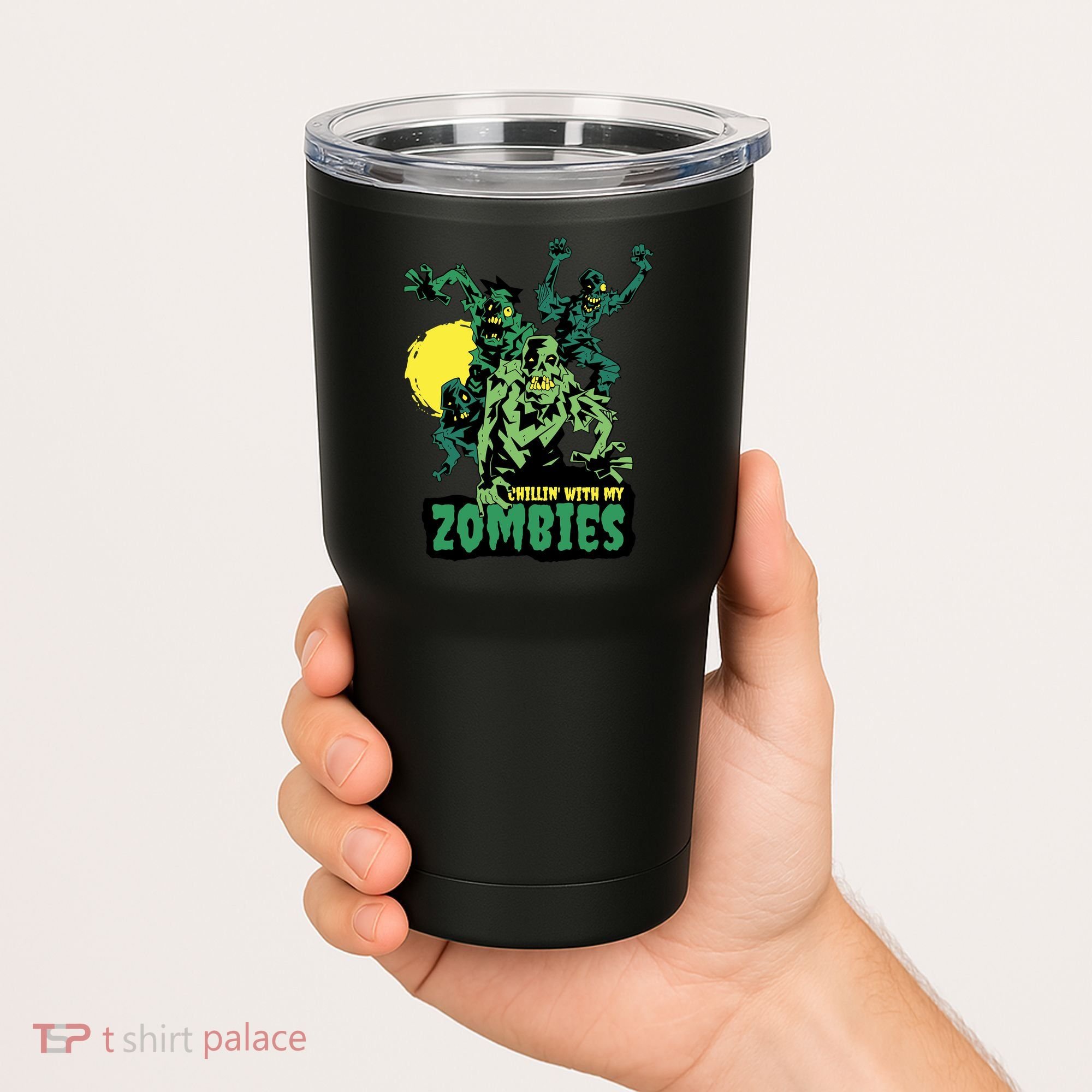 Chilling With My Zombies Tumbler
