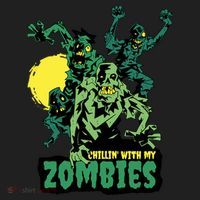 Chilling With My Zombies Tumbler thumb 3