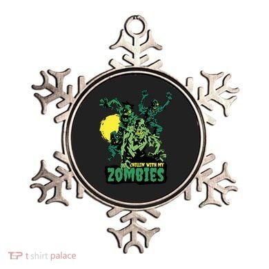 Chilling With My Zombies Ornament