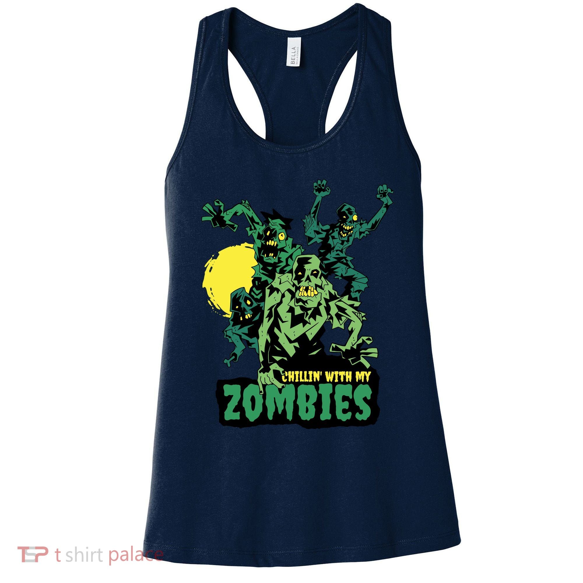 Chilling With My Zombies Women's Tank Top