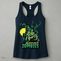 Chilling With My Zombies Women's Tank Top thumb 3