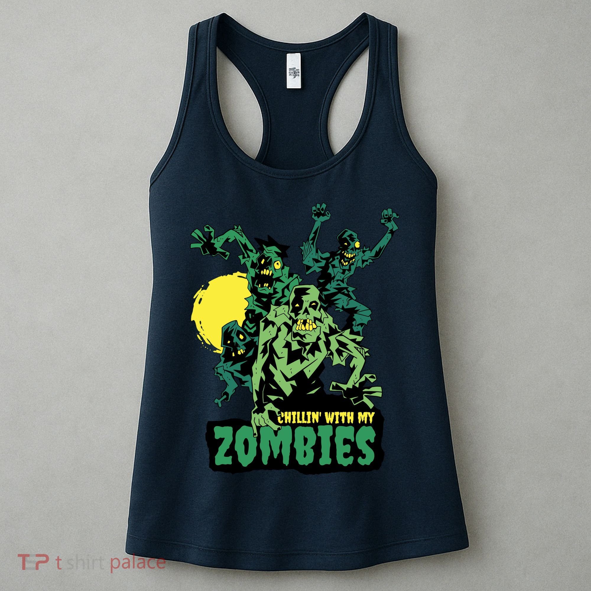 Chilling With My Zombies Women's Tank Top