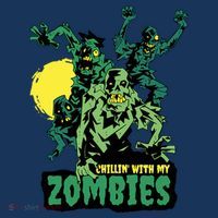 Chilling With My Zombies Hat thumb 2