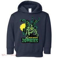Chilling With My Zombies Toddler Hoodie thumb 0