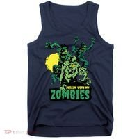 Chilling With My Zombies Tank Top thumb 0