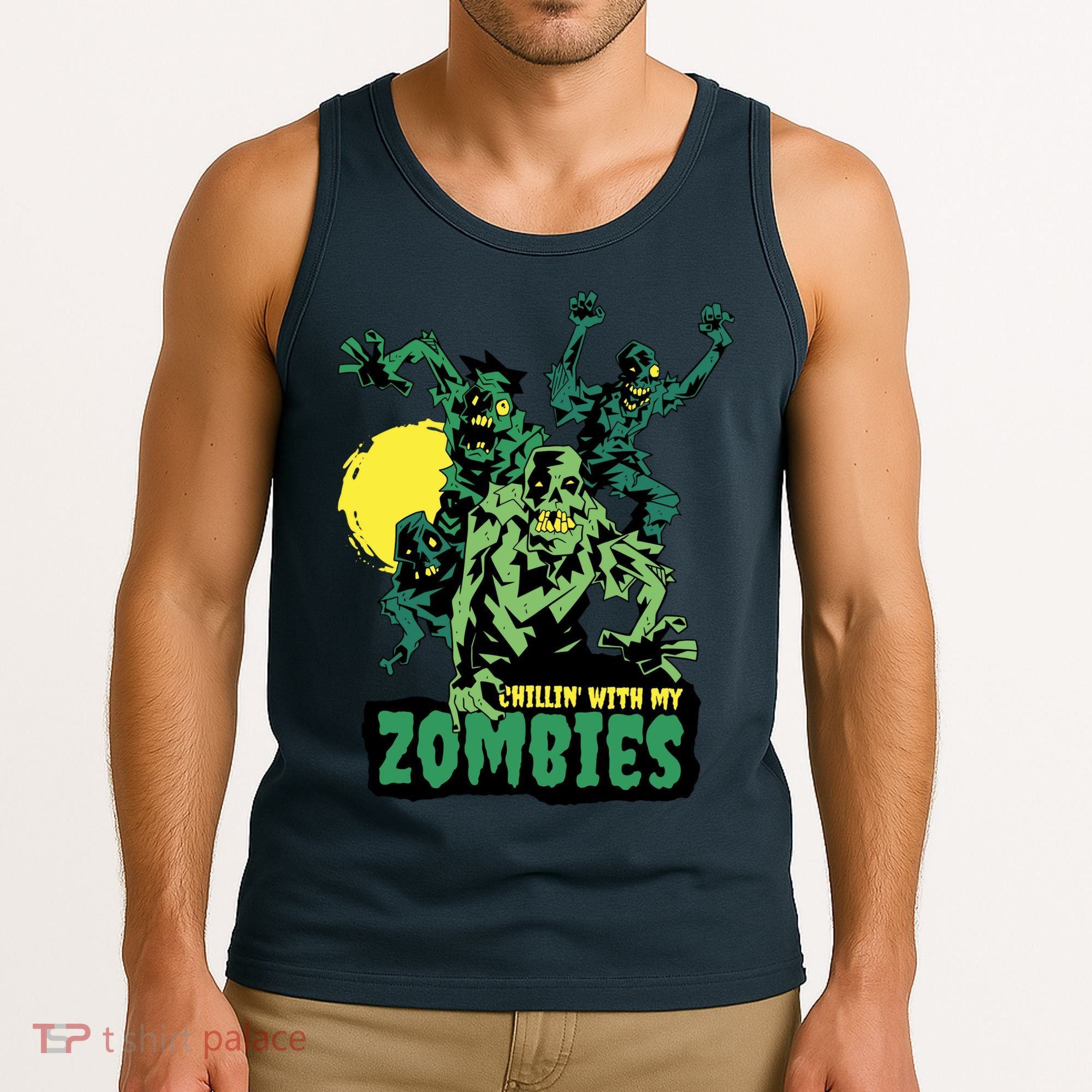 Chilling With My Zombies Tank Top