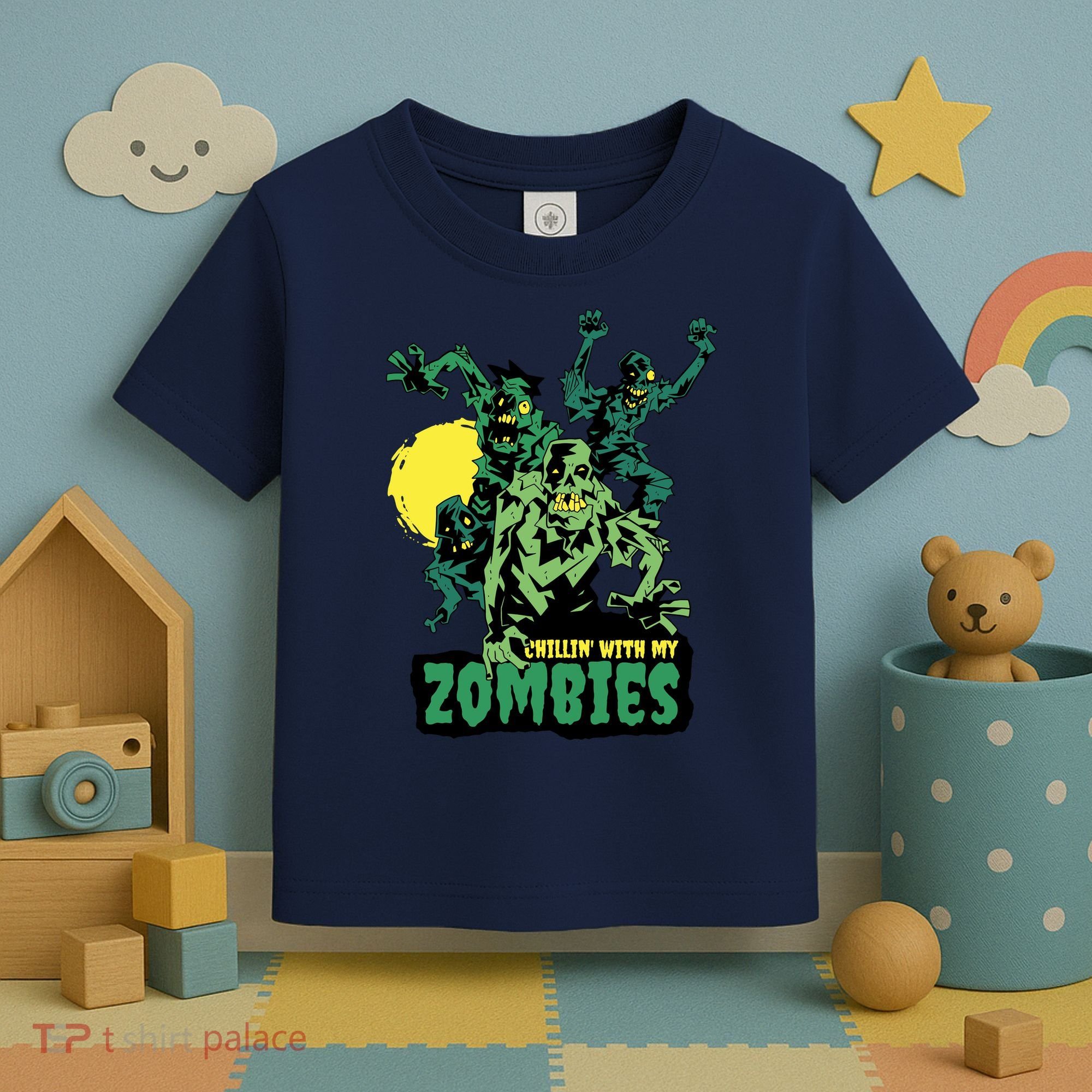 Chilling With My Zombies Toddler T-Shirt
