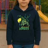 Chilling With My Zombies Kids Hoodie thumb 3