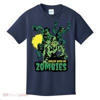 Chilling With My Zombies Kids T-Shirt thumb 0