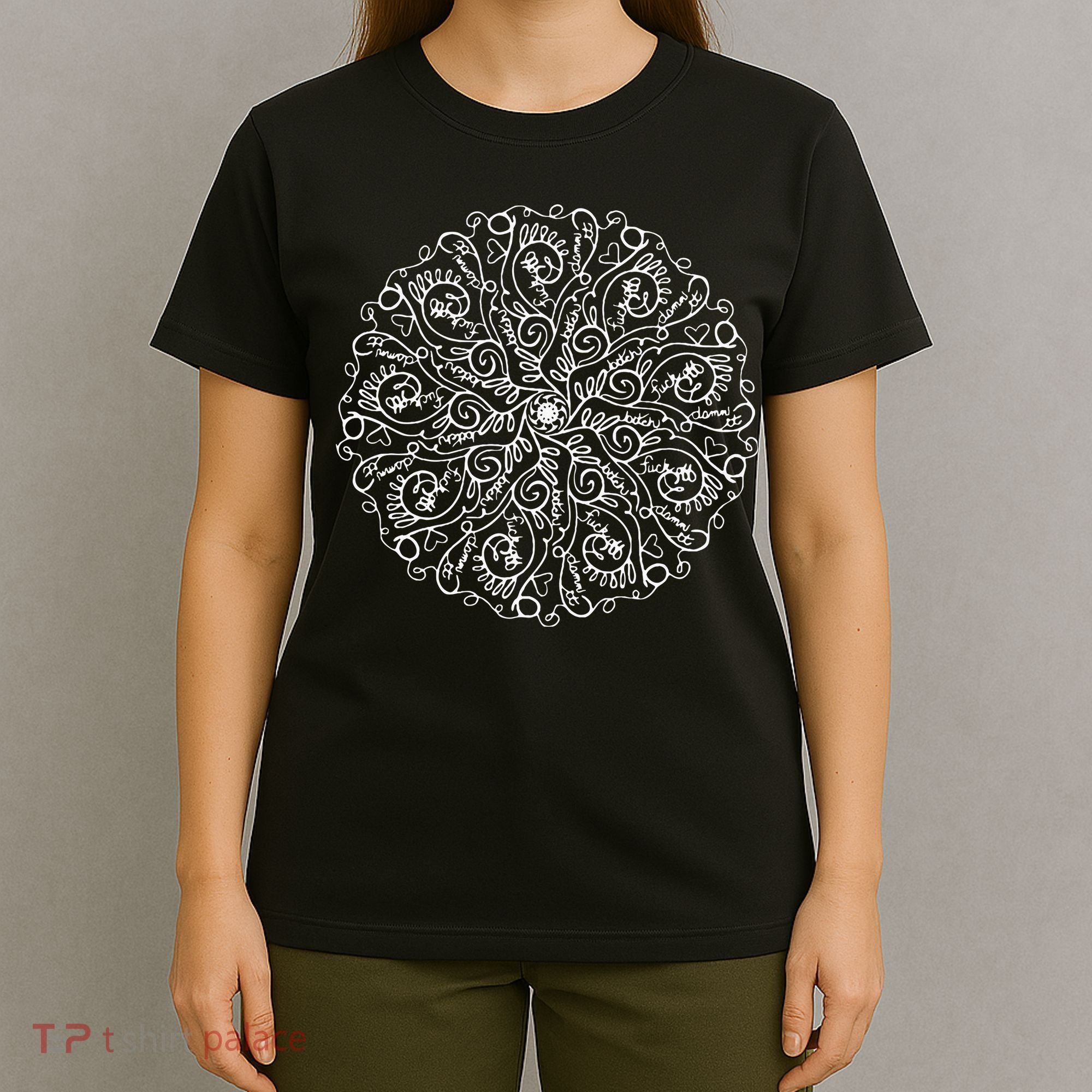 Curse Word Mandala T-Shirt