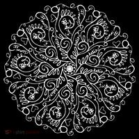 Curse Word Mandala Women's Long Sleeve Shirt thumb 2