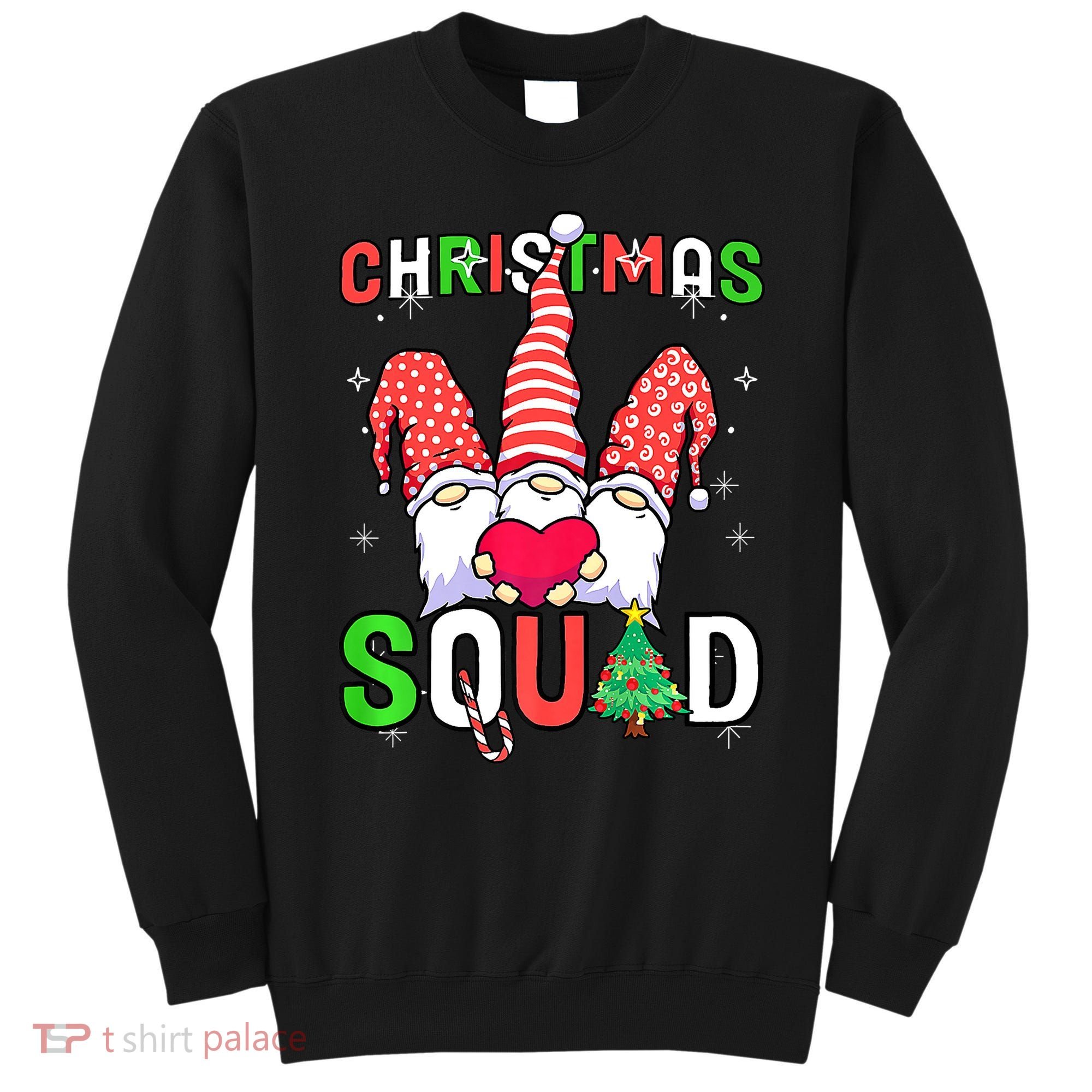 Christmas With My Gnomies Buffalo Christmas Squad Sweatshirt