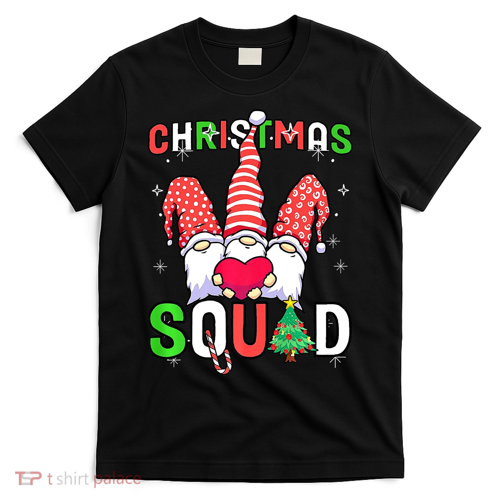 Christmas With My Gnomies Buffalo Christmas Squad T-Shirt