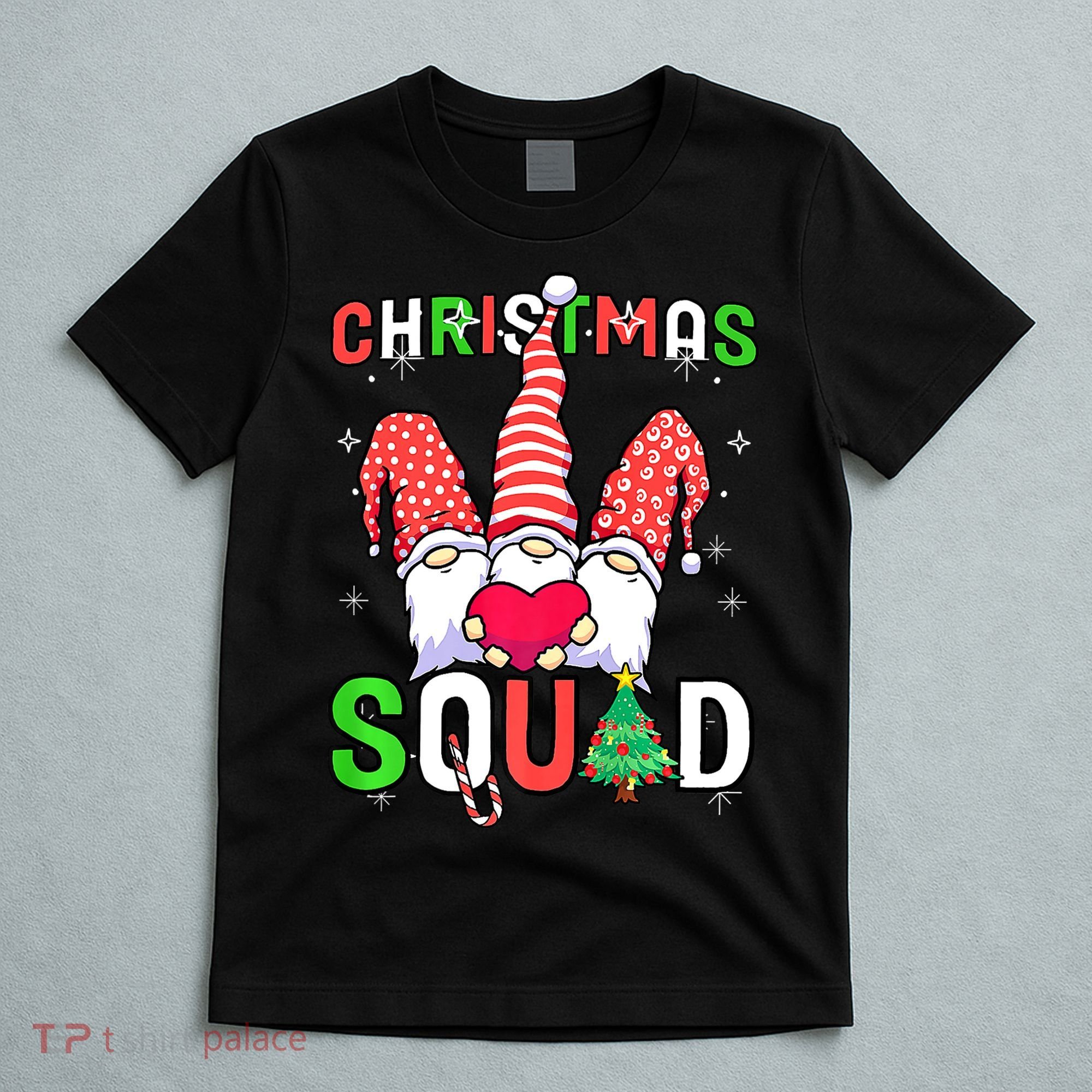 Christmas With My Gnomies Buffalo Christmas Squad T-Shirt