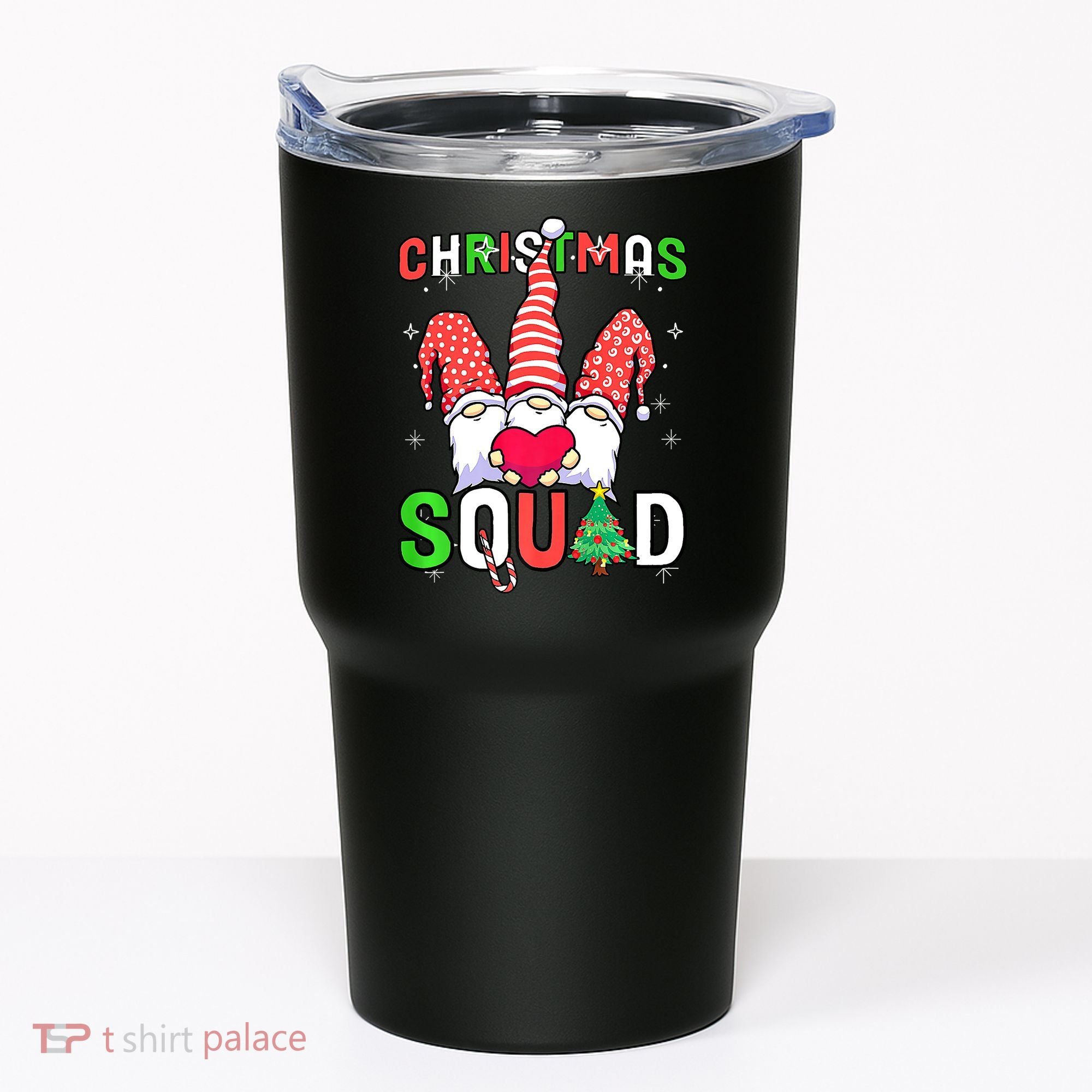 Christmas With My Gnomies Buffalo Christmas Squad Tumbler