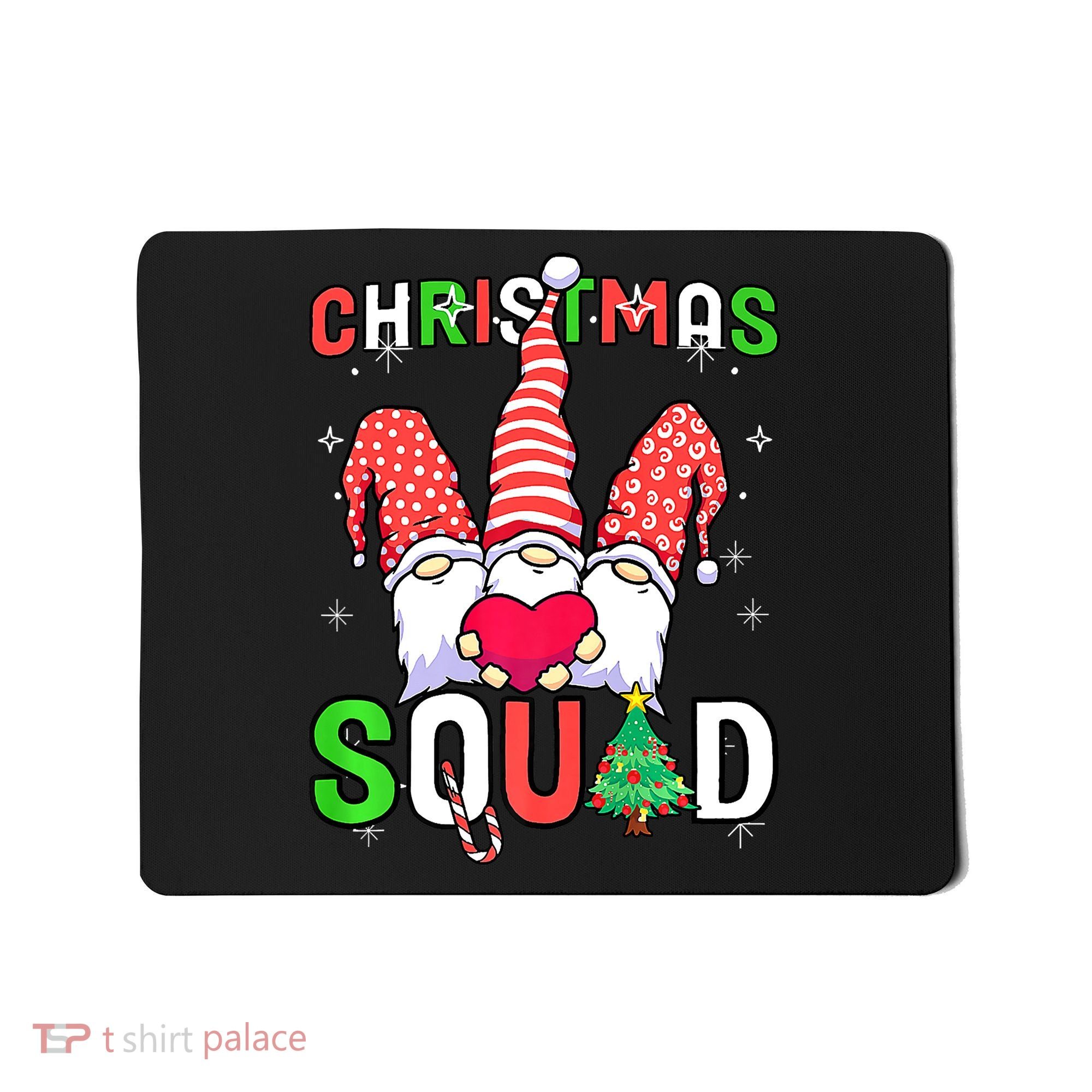 Christmas With My Gnomies Buffalo Christmas Squad Mousepad