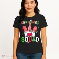 Christmas With My Gnomies Buffalo Christmas Squad Women's T-Shirt thumb 4
