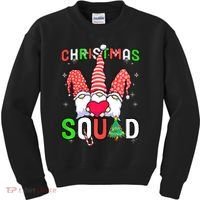 Christmas With My Gnomies Buffalo Christmas Squad Kids Sweatshirt thumb 0