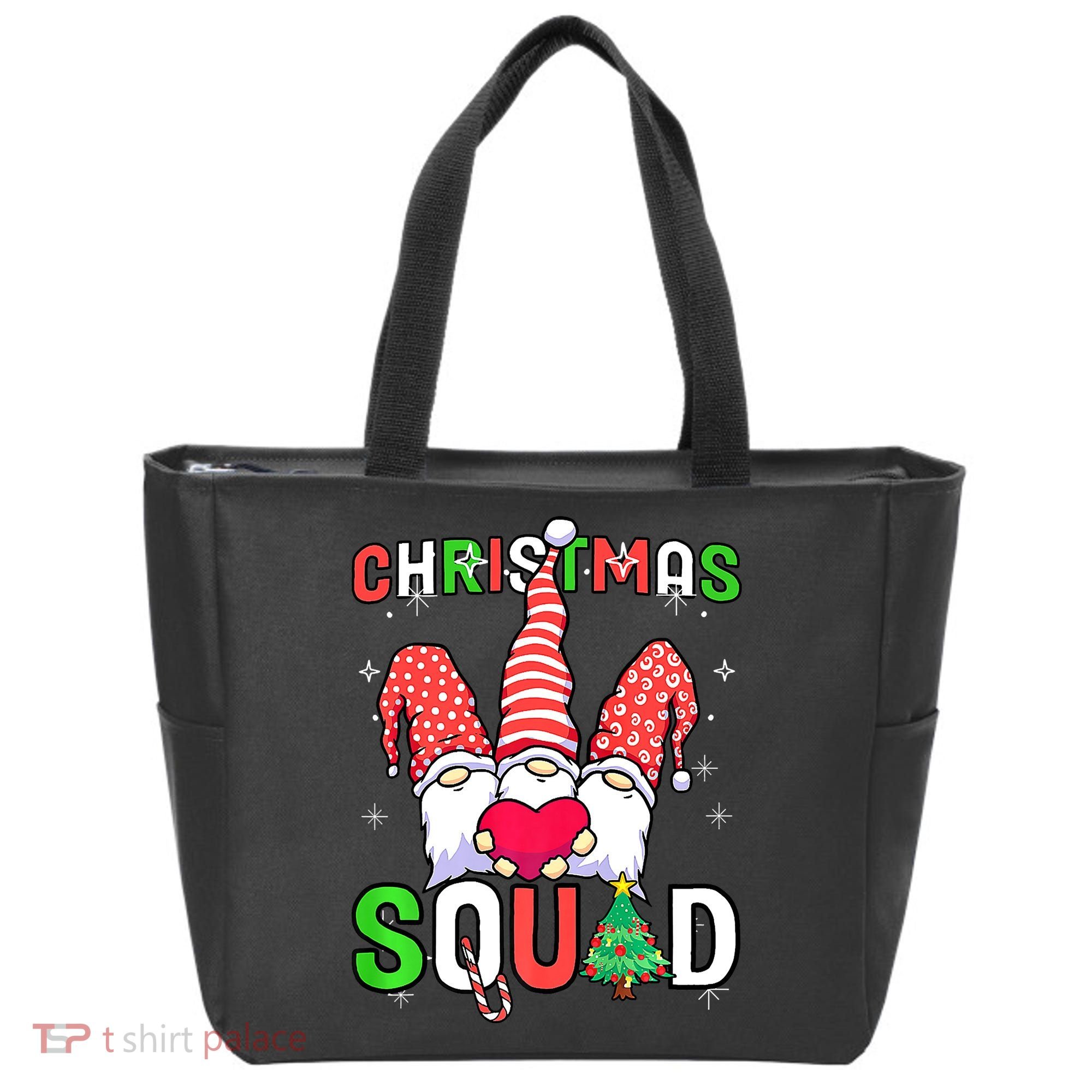 Christmas With My Gnomies Buffalo Christmas Squad Tote Bag