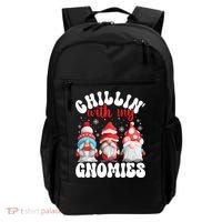 Chillin With My Gnomies Christmas Cute Gnomes Ugly Sweater Backpack thumb 0