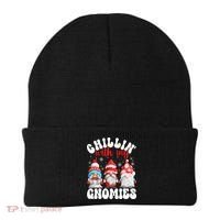 Chillin With My Gnomies Christmas Cute Gnomes Ugly Sweater Beanie thumb 0