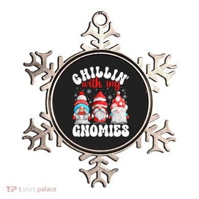 Chillin With My Gnomies Christmas Cute Gnomes Ugly Sweater Ornament