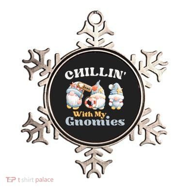 Chillin With My Gnomies Beach Gnomes With Shells Gift Ornament