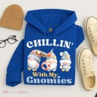 Chillin With My Gnomies Beach Gnomes With Shells Gift Hoodie thumb 4