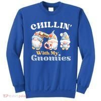 Chillin With My Gnomies Beach Gnomes With Shells Gift Sweatshirt thumb 0