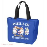 Chillin With My Gnomies Beach Gnomes With Shells Gift Tote Bag thumb 3