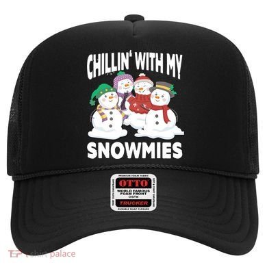 Chillin' With My Snowmies Christmas Snow Cool Gift Hat