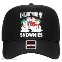 Chillin' With My Snowmies Christmas Snow Cool Gift Hat thumb 0